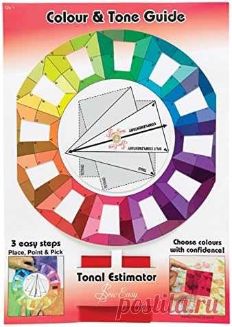 Amazon.com: Sew Easy Colour Wheel With Tonal Estimator For Quilting/Patchwork