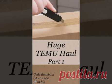 Huge TEMU haul Part 1! #hugetemuhaul #temuhaul #shorts
