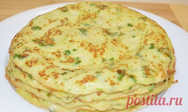 Блинчики из кабачков (рецепт)
