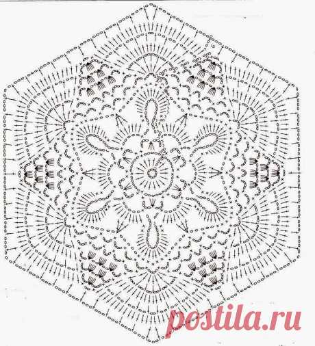 Необыкновенно красивый мотив крючком | Варварушка-Рукодельница
