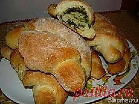 рогалики с чесноком