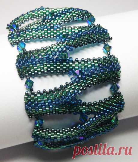Esta pulsera tejida es 7-3/4 pulgadas largo y aproximadamente 1-3/4 pulgadas ancho. Es ligero y fácil de usar con un cierre de seguro deslizante de… | Pinteres…