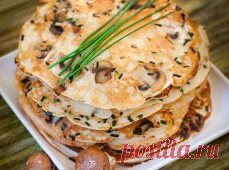 Блины с припеком. | Блины, Блинчики и Оладьи | Постила