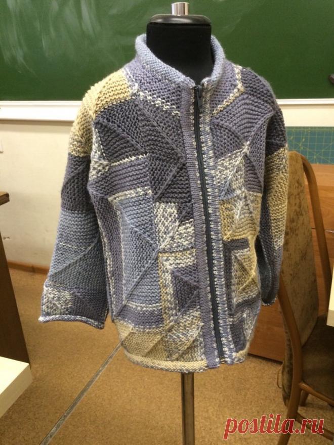 Пэчворк или лоскутное вязание спицами