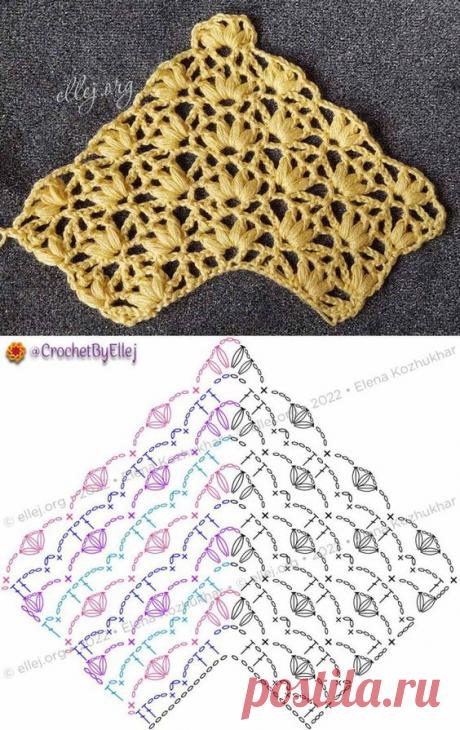 Большая подборка схем для вязания реглана крючком