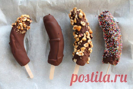 Бананы в шоколаде.  лучшие рецепты