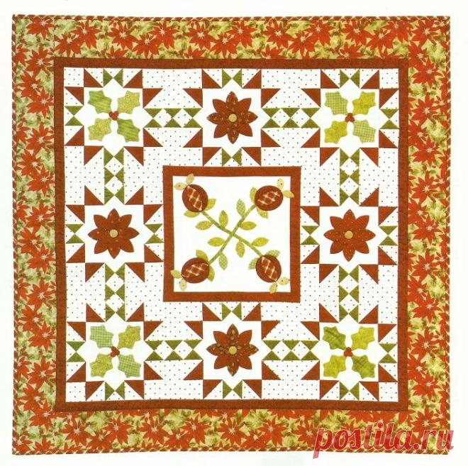 Квилт "Цветочная поляна" | Шитьё Моё