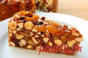 Рецепт вкусного и полезного кекса из сухофруктов