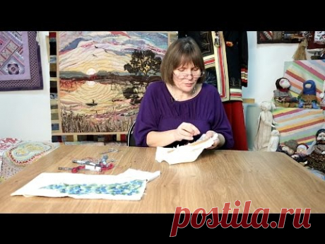 «Ручная работа». Инициалы, вышитые гладью