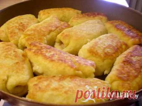 Картофельные рулетики с мясом / рецепт с фото