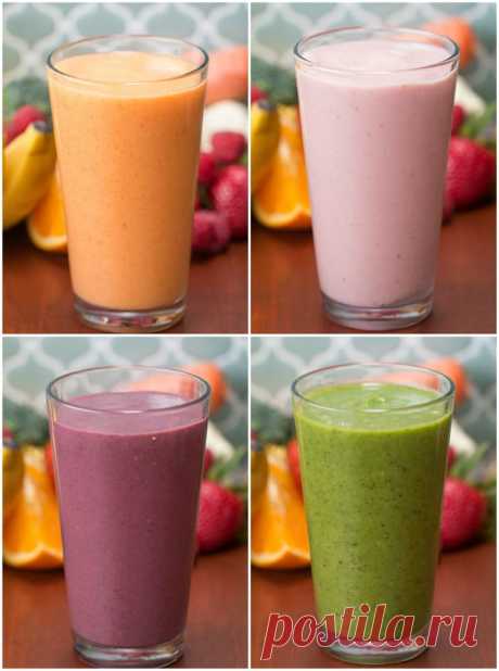 4 Make-Ahead Veggie-Packed Fruit Smoothies