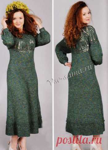 Платье с ажурной кокеткой - Платья и сарафаны