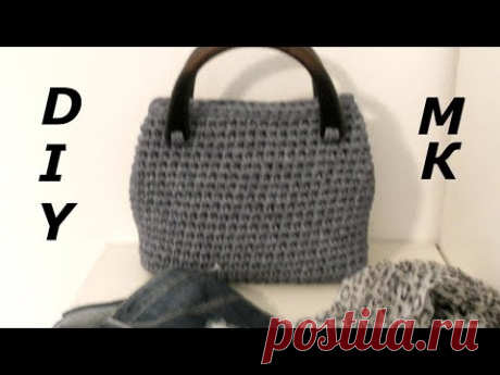 СТИЛЬНАЯ СУМКА ЗА ОДИН ВЕЧЕР//DIY//TUTORIAL//МК