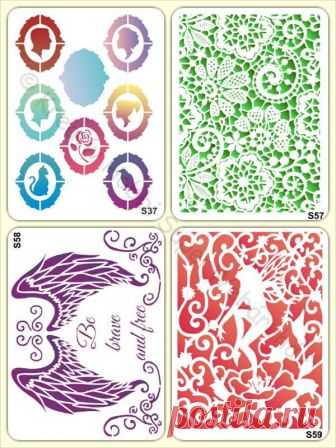 Template-Romantic Patterns A / 5 CreativityPaletta.com
