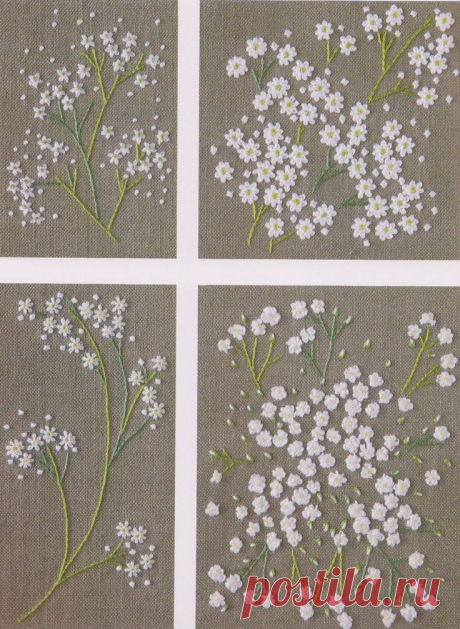 Hand embroidery stitch | Dentelles