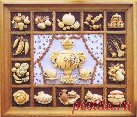 КОМПОЗИЦИЯ "ЧАЕПИТИЕ" - ПОДЕЛКИ - ПОДЕЛКИ ИЗ СОЛЕНОГО ТЕСТА - Каталог статей - ХОББИ