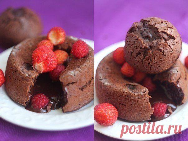 Шоколадный фондан / Райская пища