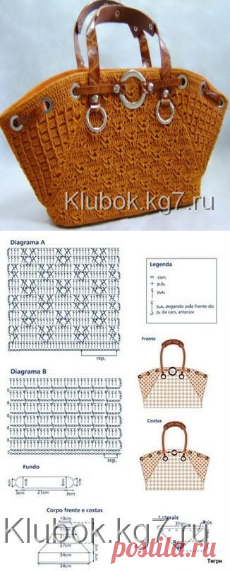 Сумочка крючком | Клубок
