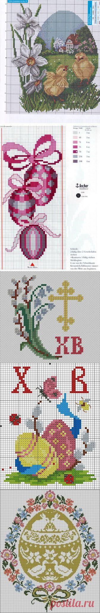 Вышивка к пасхе схемы. Схемы вышивки крестом без регистрации | Laboratory household