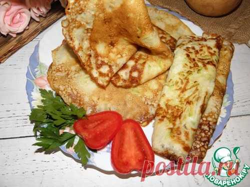 Крепы из кабачков - кулинарный рецепт