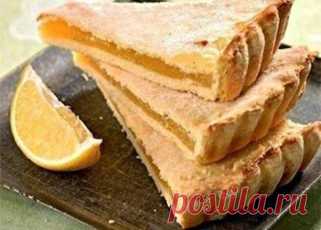 Лимонный, очень нежный пирог