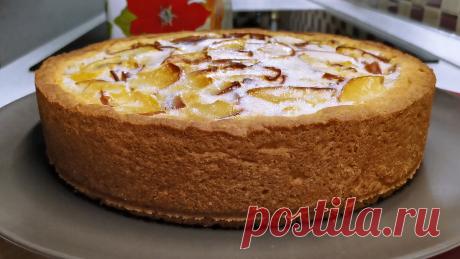 Готовлю такой пирог с яблоками вместо Шарлотки. Мягкое тесто и много яблок в нежной как крем заливке (делюсь рецептом) | Розовый баклажан | Яндекс Дзен