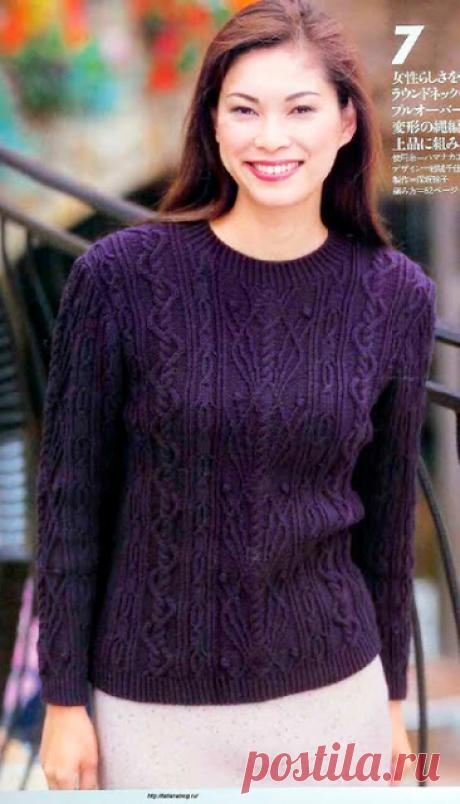 Японский журнал LET'S KNIT SERIES со схемами (Вяжем спицами) №1