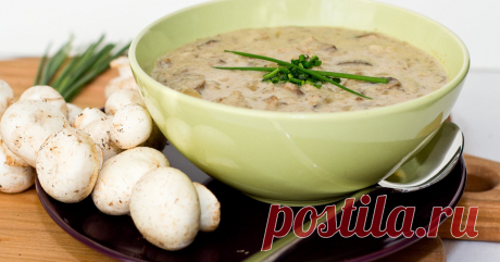 Готовим крем-суп из шампиньонов. ВКУСНО как в ресторане!