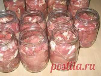 Домашняя тушенка своими руками. Быстро, легко и очень ВКУСНО!!!