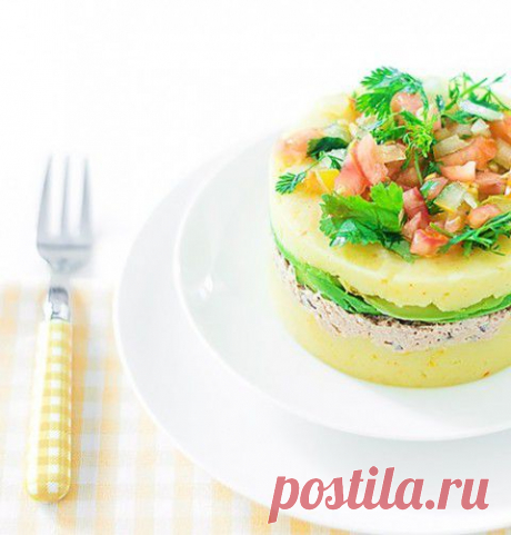 Кауза Реллена или &quot;Шуба&quot; по-перуански | Четыре вкуса