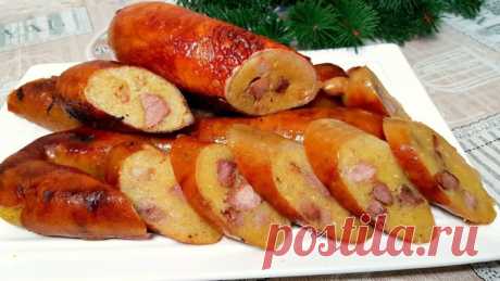Картофельная колбаса, которая сразу покоряет. Готовьте хоть каждый день!