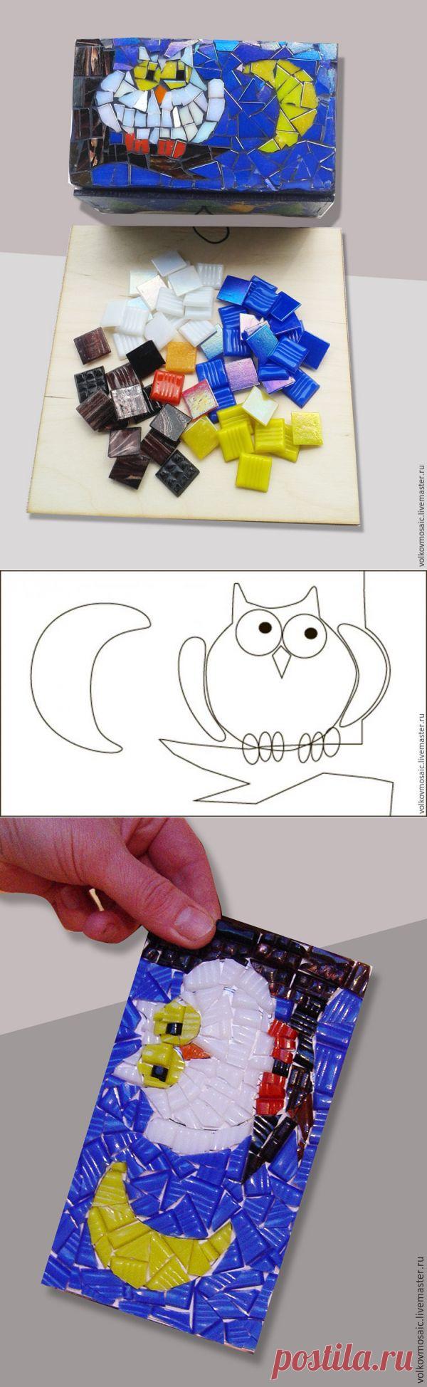 Декорируем мини-комод в технике мозаики