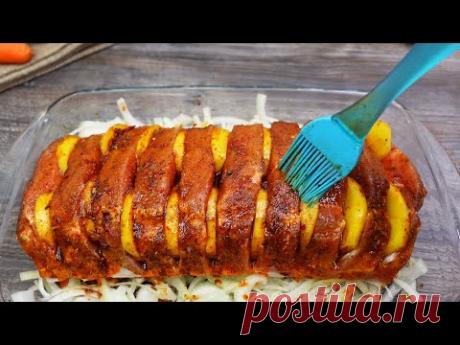 Моя семья впервые попробовала эту свинину в духовке. Легкий рецепт!