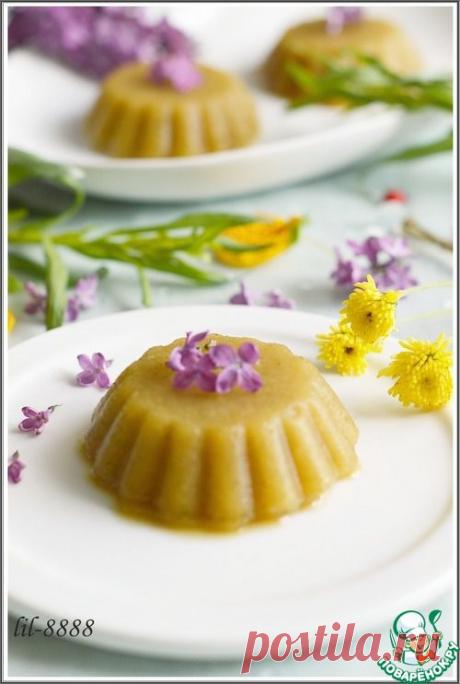 Яблочный сорбет с тархуном - кулинарный рецепт