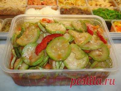 Лучшие кулинарные рецепты: Кабачки по-корейски