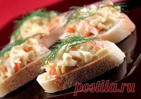 Бутерброды с крабовыми палочками - пошаговый рецепт с фото / Простые рецепты