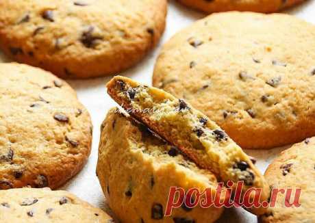 Печенье с кусочками шоколада Автор рецепта Софья - Cookpad