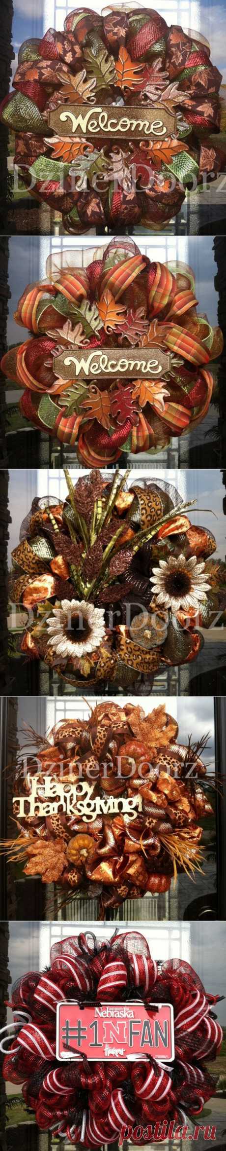 deco mesh wreaths