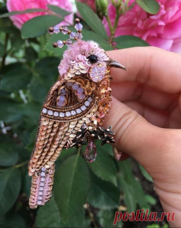 текстильные и бисерные броши