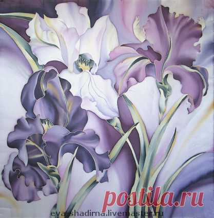 батик с ирисами - 4 090 картинок. Поиск Mail.Ru