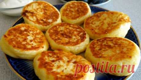 Пышные сырники без манки.