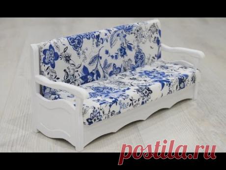 Диван и кресла для кукол Барби / Sofa and chairs for dolls Barbie