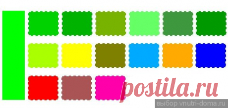 Таблицы сочетания зеленых цветов в интерьере: советы, цветовые палитры интерьера / Дизайн интерьера / Архимир