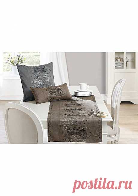 Домашний текстиль. Изящный принт. Из жаккарда с люрексом.