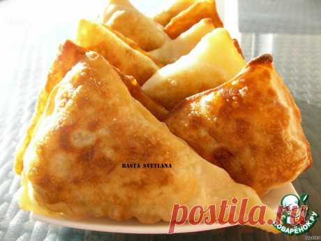 Жареные пирожочки  Уголочки