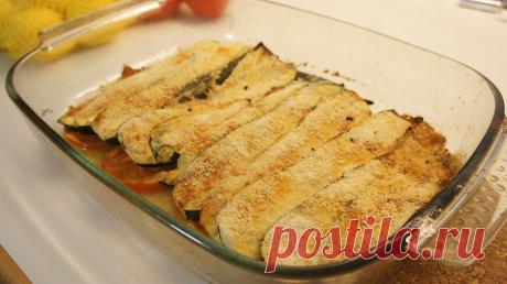 Цукини запечённые с пармезаном