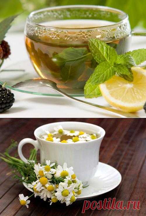 Мятный и ромашковый чай для похудения.