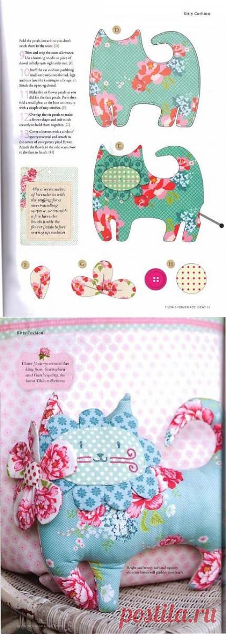 Выкройки тильды- котоподушки .