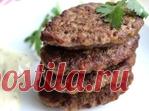 Печеночные котлеты без муки