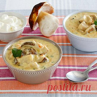 Суп из белых грибов в мультиварке. Пошаговый рецепт с фото на Gastronom.ru